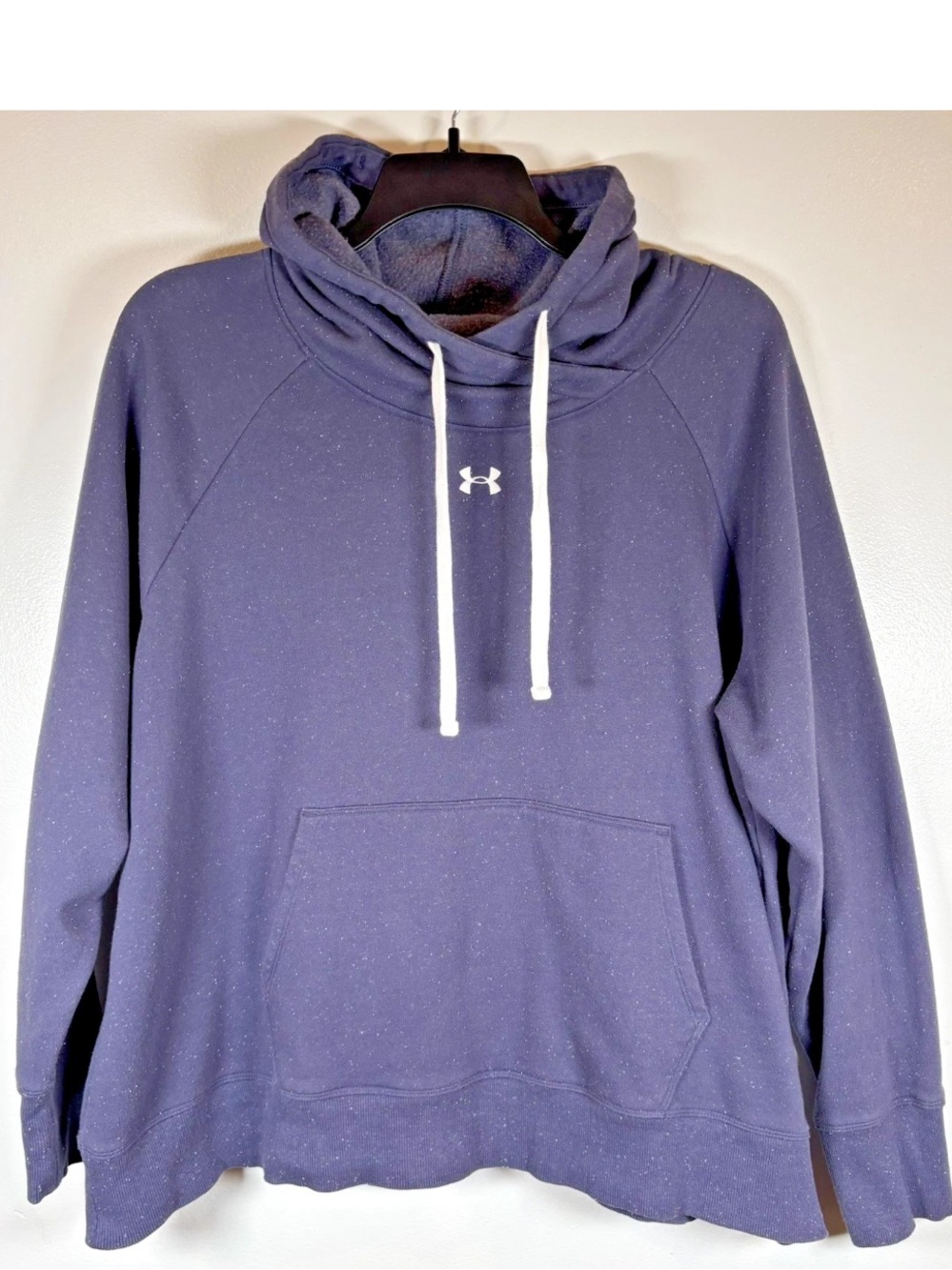 Under Armour Rival Fleece Pullover Hoodie Sweatshirt Women’s 2X Purple Speckle